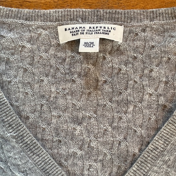 Banana Republic Grey Wool Sweater - Picture 2 of 5